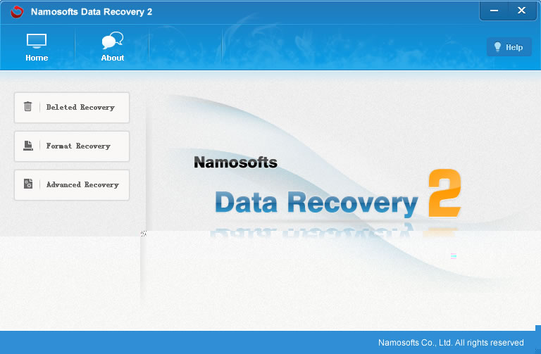 Namosofts Data Recovery 2 Screenshot
